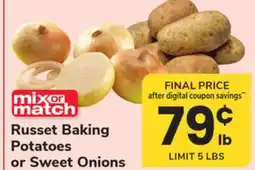 ACME Russet Baking Potatoes or Sweet Onions offer