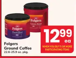 ACME Folgers Ground Coffee offer