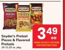 ACME Snyder's Pretzel Pieces & Flavored Pretzels offer