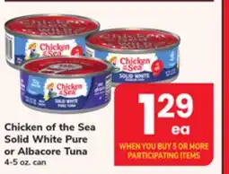ACME Chicken of the Sea Solid White Pure or Albacore Tuna offer