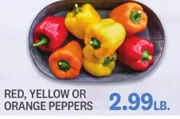 Kings Food Markets RED, YELLOW OR ORANGE PEPPERS offer