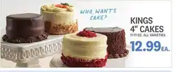 Kings Food Markets KINGS 4 CAKES offer