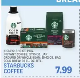 Kings Food Markets STARBUCKS COFFEE offer