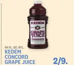 Kings Food Markets KEDEM CONCORD GRAPE JUICE offer