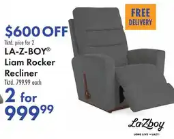 Boscov's LA-Z-BOY Liam Rocker Recliner offer
