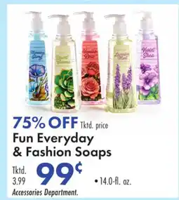 Boscov's Fun Everyday & Fashion Soaps offer