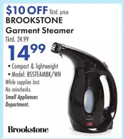 Boscov's BROOKSTONE Garment Steamer offer