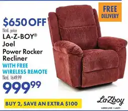 Boscov's LA-Z-BOY Joel Power Rocker Recliner offer