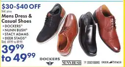 Boscov's Mens Dress & Casual Shoes offer