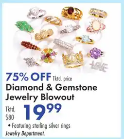 Boscov's Diamond & Gemstone Jewelry Blowout offer