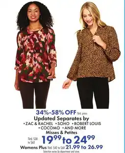 Boscov's Updated Separates by offer