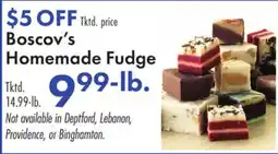 Boscov's Boscov's Homemade Fudge offer