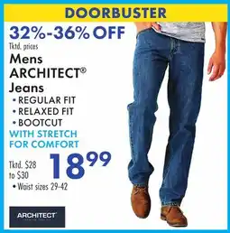 Boscov's Mens ARCHITECT Jeans offer