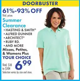 Boscov's Summer Clearance offer