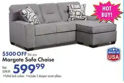 Boscov's Margate Sofa Chaise offer