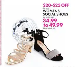 Boscov's WOMENS SOCIAL SHOES offer