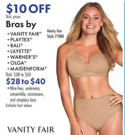 Boscov's Bras offer