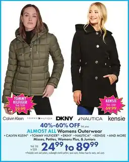 Boscov's ALMOST ALL Womens Outerwear offer