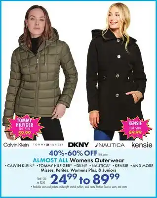 Boscov's ALMOST ALL Womens Outerwear offer