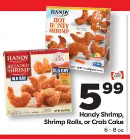 Weis Markets Handy Shrimp, Shrimp Rolls, or Crab Cake offer