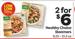 Weis Markets Healthy Choice Steamers offer