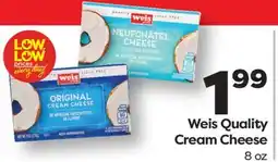 Weis Markets Weis Quality Cream Cheese offer