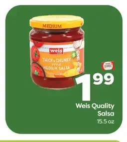 Weis Markets Weis Quality Salsa offer