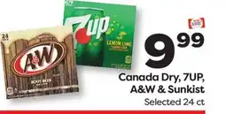 Weis Markets Canada Dry, 7UP, A&W & Sunkist offer