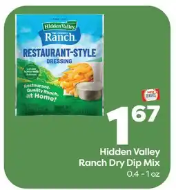 Weis Markets Hidden Valley Ranch Dry Dip Mix offer