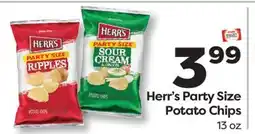 Weis Markets Herr's Party Size Potato Chips offer