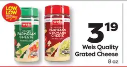 Weis Markets Weis Quality Grated Cheese offer