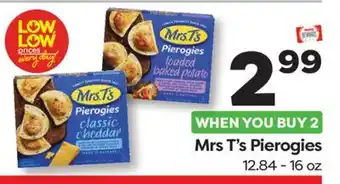 Weis Markets Mrs T's Pierogies offer