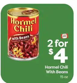 Weis Markets Hormel Chili With Beans offer