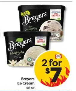 Weis Markets Breyers Ice Cream offer