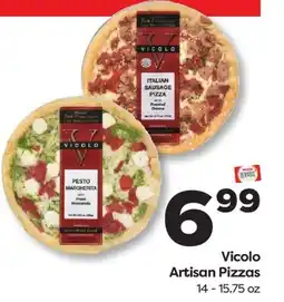 Weis Markets Vicolo Artisan Pizzas offer