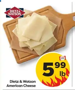 Weis Markets Dietz & Watson American Cheese offer
