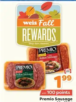 Weis Markets Premio Sausage offer