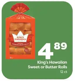 Weis Markets King's Hawaiian Sweet or Butter Rolls offer