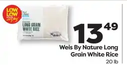 Weis Markets Weis By Nature Long Grain White Rice offer