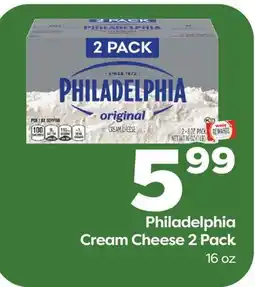 Weis Markets Philadelphia Cream Cheese 2 Pack offer