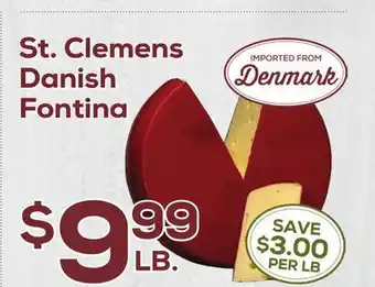 DeCicco & Sons St. Clemens Danish Fontina offer