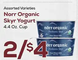 DeCicco & Sons Norr Organic Skyr Yogurt offer