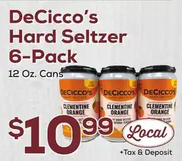 DeCicco & Sons DeCicco's Hard Seltzer 6-Pack offer