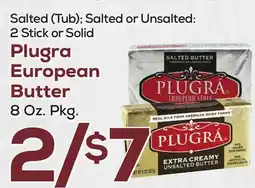 DeCicco & Sons Salted Tub Salted or Unsalted: 2 Stick or Solid Plugra European Butter offer