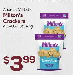 DeCicco & Sons Milton's Crackers offer