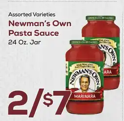 DeCicco & Sons Newman's Own Pasta Sauce offer