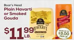 DeCicco & Sons Boar's Head Plain Havarti or Smoked Gouda offer