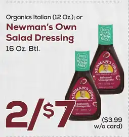 DeCicco & Sons Newman's Own Salad Dressing offer