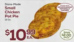 DeCicco & Sons Small Chicken Pot Pie offer