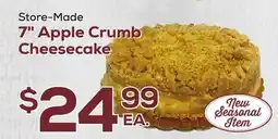 DeCicco & Sons 7 Apple Crumb Cheesecake offer